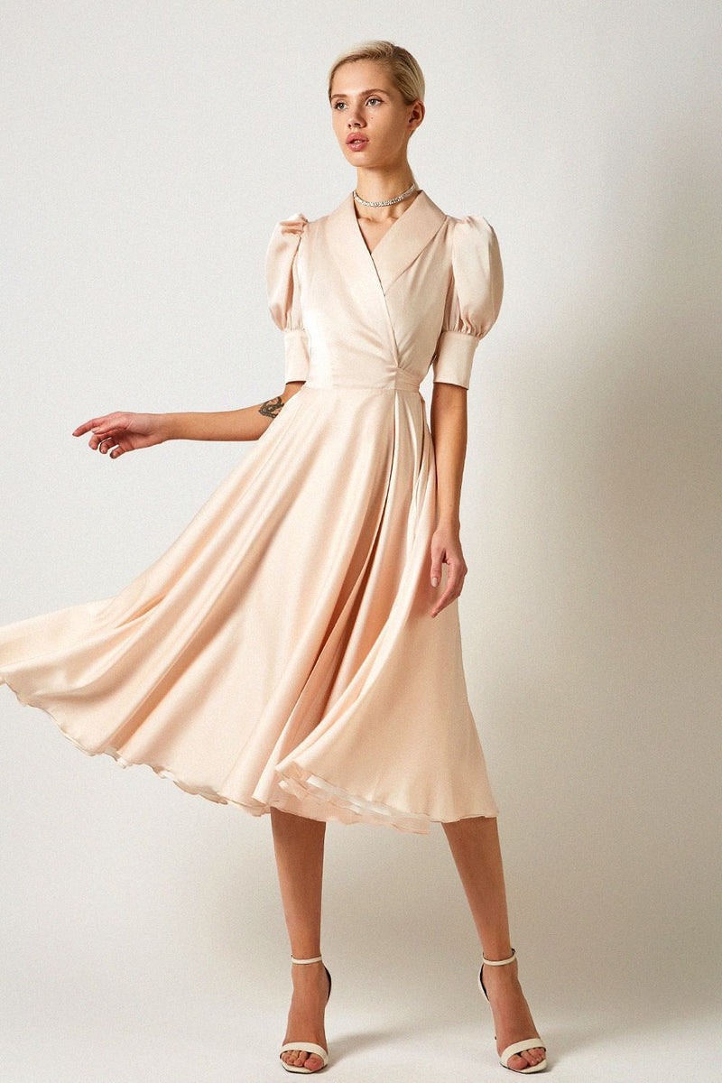 Angelina Satin Dress