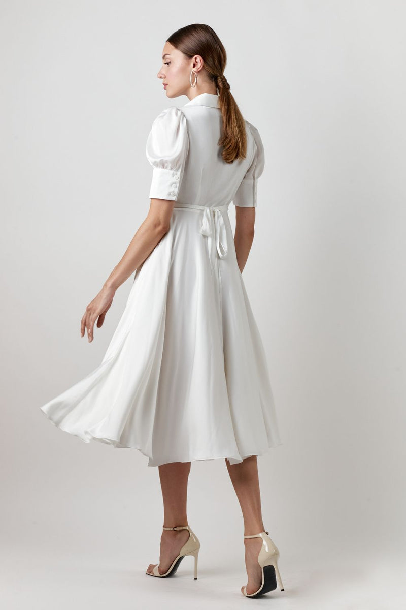 Angelina Satin Dress