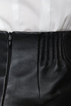 Pencil Leather Skirt