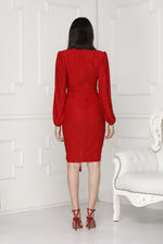 Full Back Alissa Lurex Dress perfect for a party