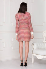 Business Woman dress back details.