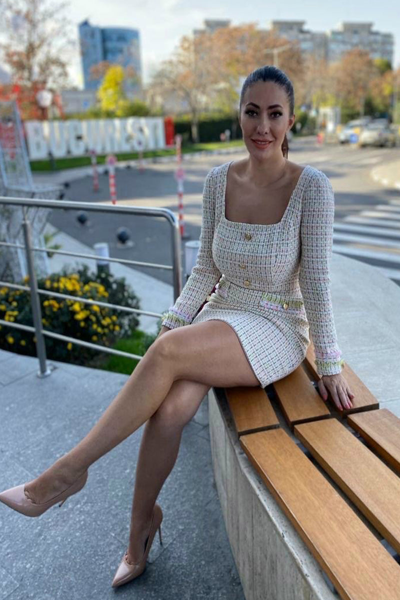 Classic Pink Tweed