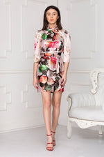 Floral Satin Luxe Dress.
