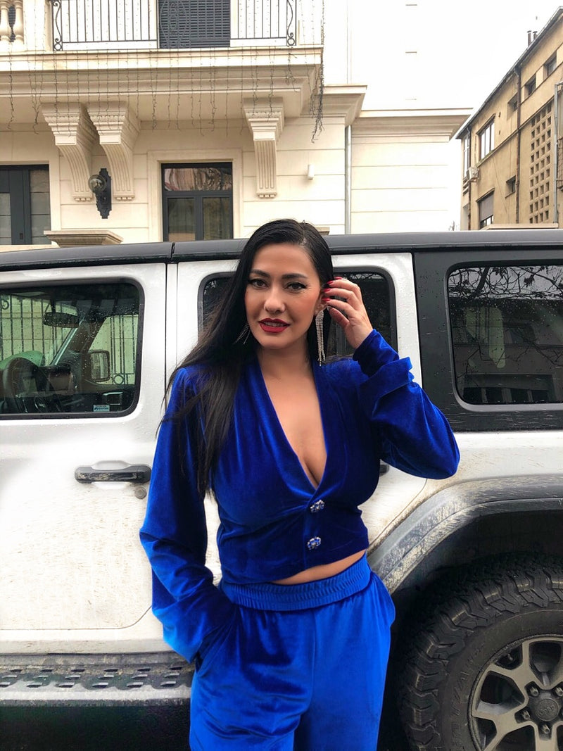 Alyna Velvet Tracksuit