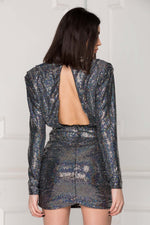 Katia Mini Sequins Dress Backless.