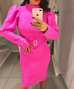 Neon Pink Midi Luxe