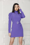 MIni Luxe dress purple colour.