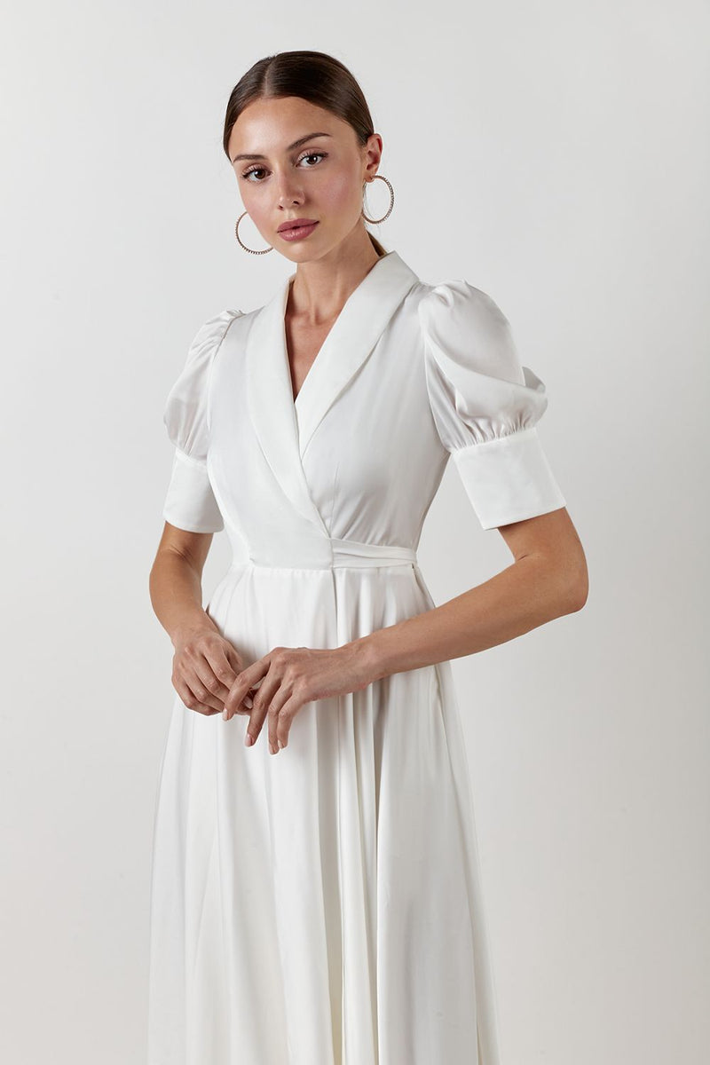 Angelina Satin Dress