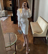 Nadine Feathers Dress