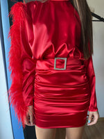 Nadine Feathers Dress