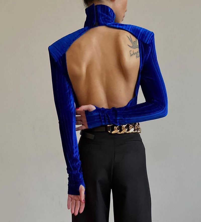 Iconic Velvet Bodysuit