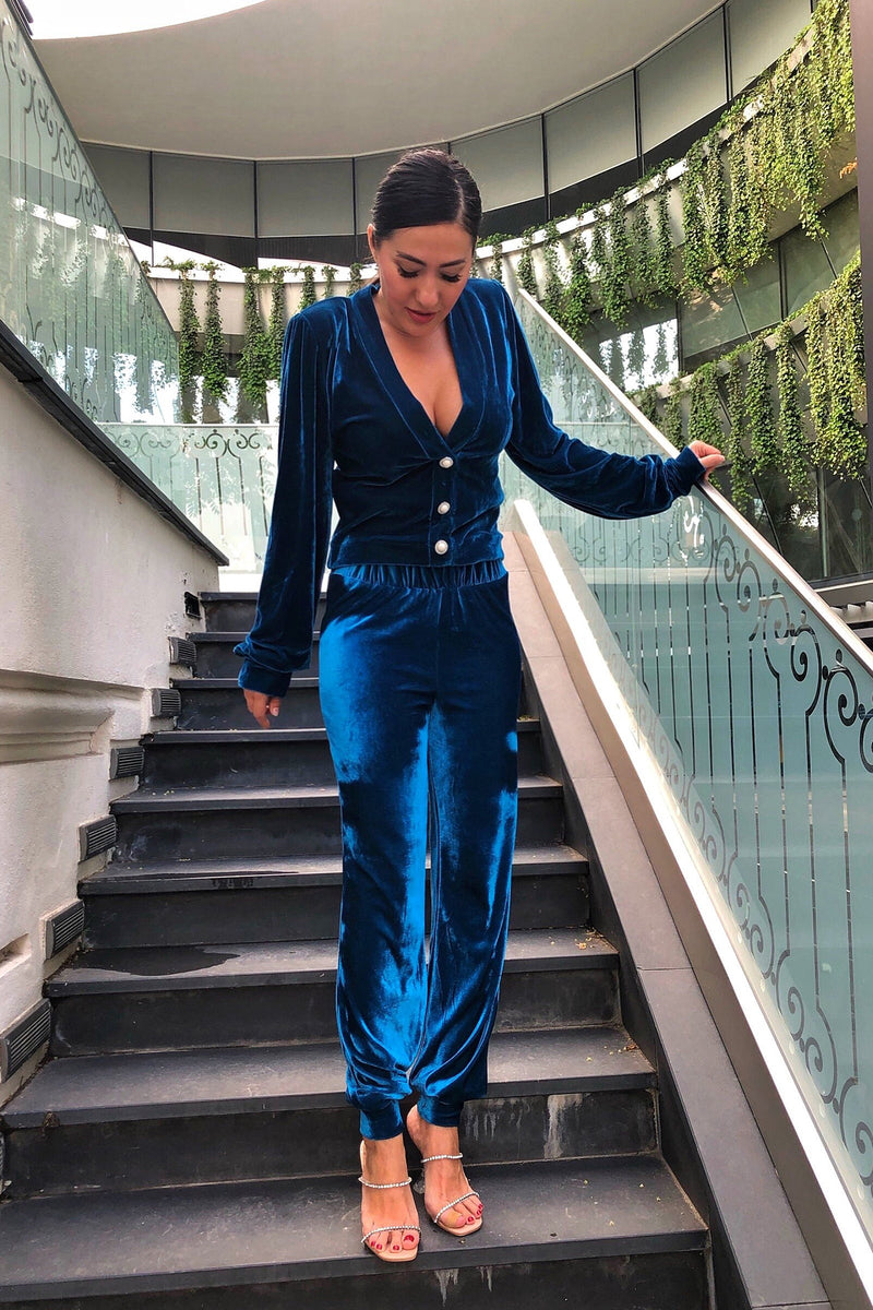 Alyna Velvet Tracksuit
